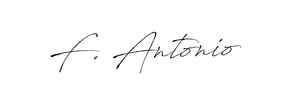 This is the best signature style for the F. Antonio name. Also you like these signature font (Antro_Vectra). Mix name signature. F. Antonio signature style 6 images and pictures png