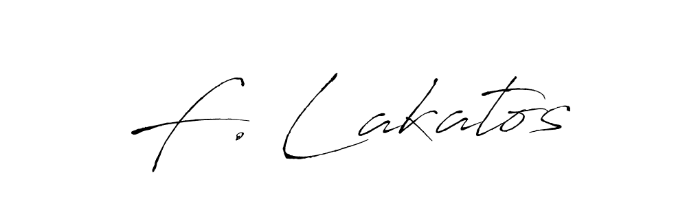 It looks lik you need a new signature style for name F. Lakatos. Design unique handwritten (Antro_Vectra) signature with our free signature maker in just a few clicks. F. Lakatos signature style 6 images and pictures png