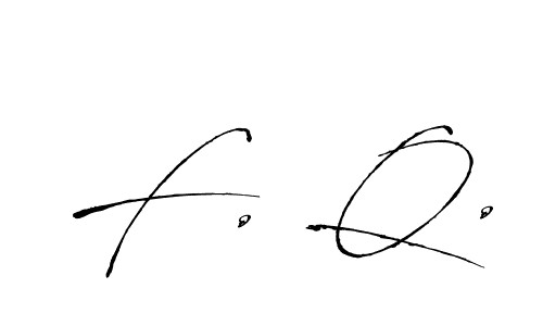 The best way (Antro_Vectra) to make a short signature is to pick only two or three words in your name. The name F. Q. include a total of six letters. For converting this name. F. Q. signature style 6 images and pictures png