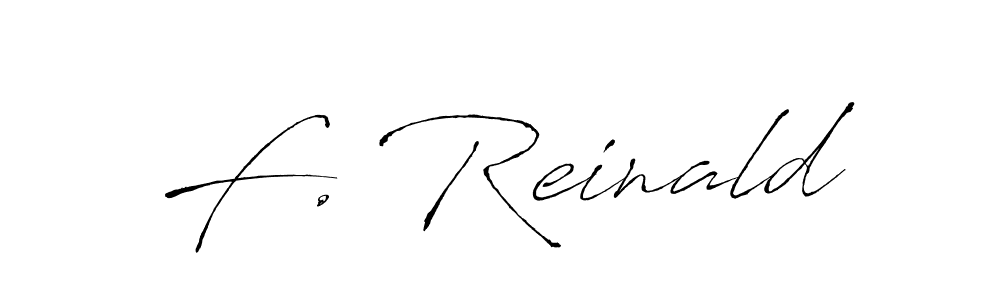 Best and Professional Signature Style for F. Reinald. Antro_Vectra Best Signature Style Collection. F. Reinald signature style 6 images and pictures png