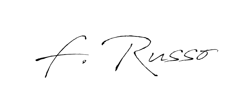 Once you've used our free online signature maker to create your best signature Antro_Vectra style, it's time to enjoy all of the benefits that F. Russo name signing documents. F. Russo signature style 6 images and pictures png