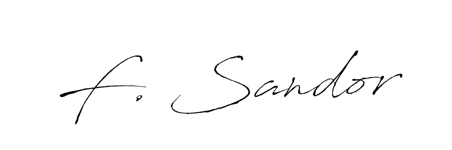 See photos of F. Sandor official signature by Spectra . Check more albums & portfolios. Read reviews & check more about Antro_Vectra font. F. Sandor signature style 6 images and pictures png