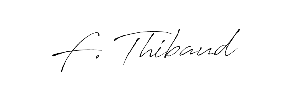 Make a beautiful signature design for name F. Thibaud. With this signature (Antro_Vectra) style, you can create a handwritten signature for free. F. Thibaud signature style 6 images and pictures png