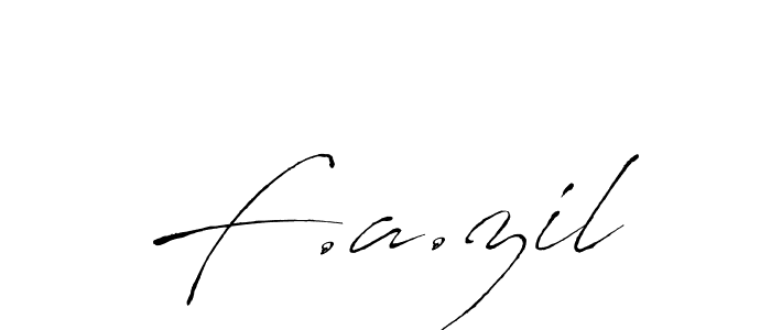 Design your own signature with our free online signature maker. With this signature software, you can create a handwritten (Antro_Vectra) signature for name F.a.zil. F.a.zil signature style 6 images and pictures png