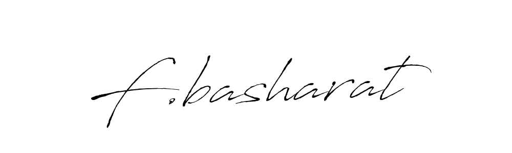 Make a beautiful signature design for name F.basharat. With this signature (Antro_Vectra) style, you can create a handwritten signature for free. F.basharat signature style 6 images and pictures png