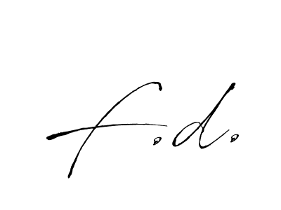 Similarly Antro_Vectra is the best handwritten signature design. Signature creator online .You can use it as an online autograph creator for name F.d.. F.d. signature style 6 images and pictures png