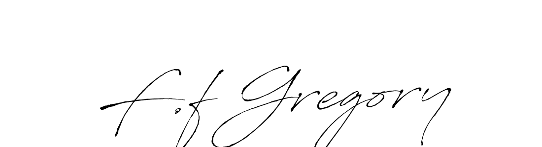 You should practise on your own different ways (Antro_Vectra) to write your name (F.f Gregory) in signature. don't let someone else do it for you. F.f Gregory signature style 6 images and pictures png