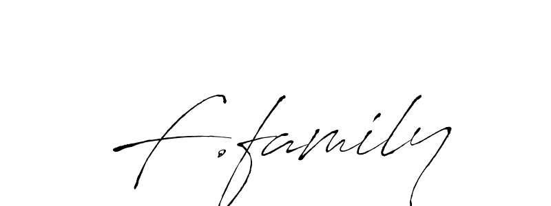 How to make F.family signature? Antro_Vectra is a professional autograph style. Create handwritten signature for F.family name. F.family signature style 6 images and pictures png