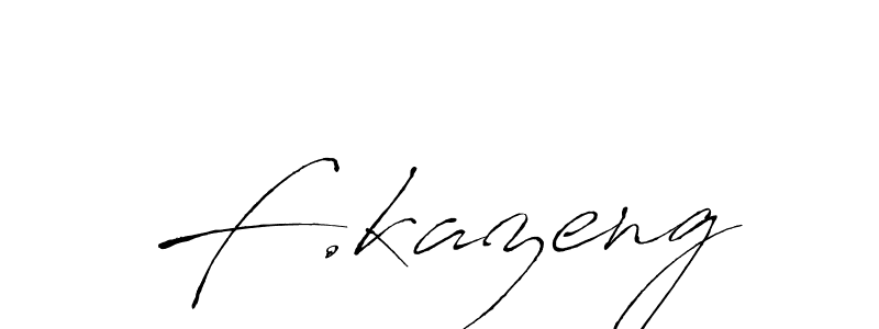 How to Draw F.kazeng signature style? Antro_Vectra is a latest design signature styles for name F.kazeng. F.kazeng signature style 6 images and pictures png