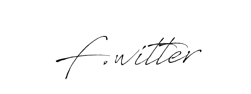 Best and Professional Signature Style for F.witter. Antro_Vectra Best Signature Style Collection. F.witter signature style 6 images and pictures png