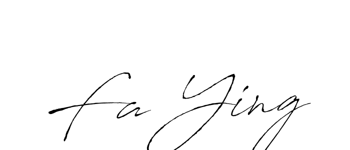 How to make Fa Ying signature? Antro_Vectra is a professional autograph style. Create handwritten signature for Fa Ying name. Fa Ying signature style 6 images and pictures png