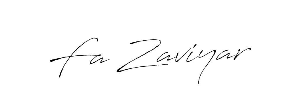 Design your own signature with our free online signature maker. With this signature software, you can create a handwritten (Antro_Vectra) signature for name Fa Zaviyar. Fa Zaviyar signature style 6 images and pictures png