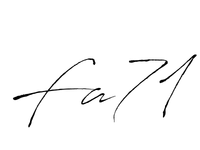 You should practise on your own different ways (Antro_Vectra) to write your name (Fa71) in signature. don't let someone else do it for you. Fa71 signature style 6 images and pictures png