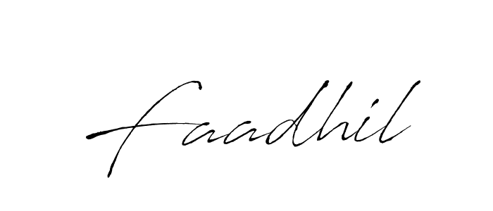 Faadhil stylish signature style. Best Handwritten Sign (Antro_Vectra) for my name. Handwritten Signature Collection Ideas for my name Faadhil. Faadhil signature style 6 images and pictures png