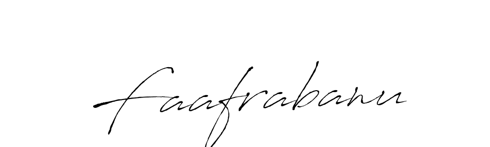 The best way (Antro_Vectra) to make a short signature is to pick only two or three words in your name. The name Faafrabanu include a total of six letters. For converting this name. Faafrabanu signature style 6 images and pictures png