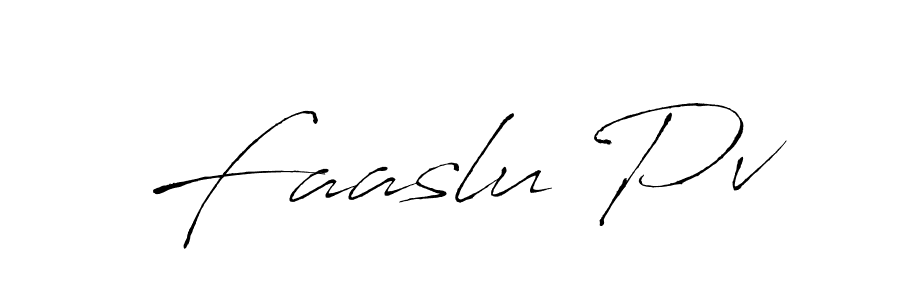 Faaslu Pv stylish signature style. Best Handwritten Sign (Antro_Vectra) for my name. Handwritten Signature Collection Ideas for my name Faaslu Pv. Faaslu Pv signature style 6 images and pictures png