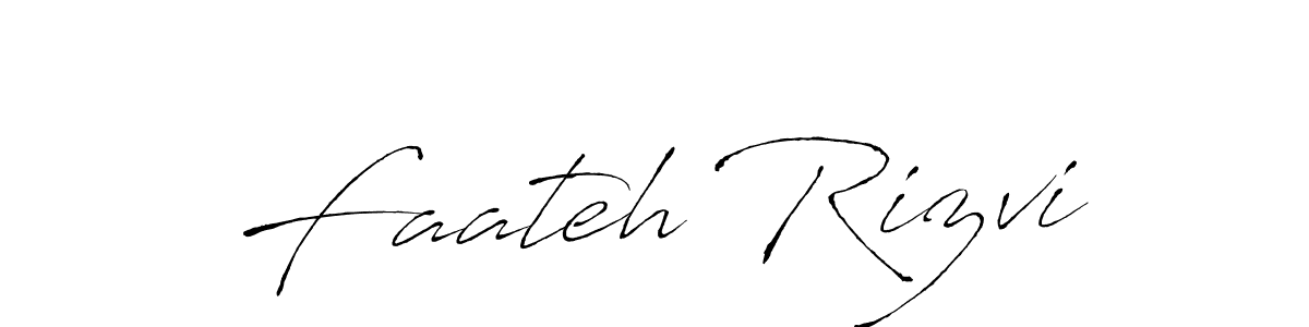 Faateh Rizvi stylish signature style. Best Handwritten Sign (Antro_Vectra) for my name. Handwritten Signature Collection Ideas for my name Faateh Rizvi. Faateh Rizvi signature style 6 images and pictures png