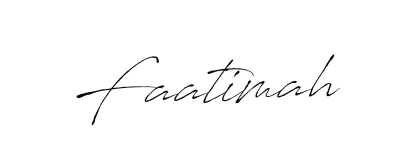Create a beautiful signature design for name Faatimah. With this signature (Antro_Vectra) fonts, you can make a handwritten signature for free. Faatimah signature style 6 images and pictures png