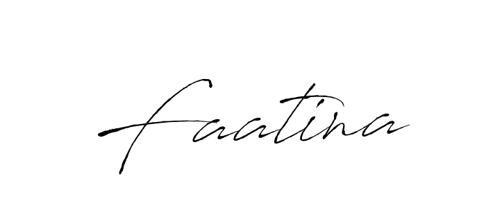 Make a beautiful signature design for name Faatina. With this signature (Antro_Vectra) style, you can create a handwritten signature for free. Faatina signature style 6 images and pictures png