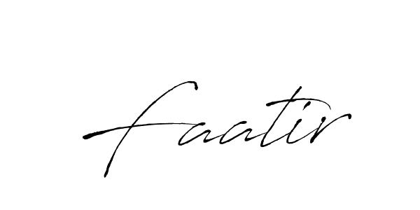 Use a signature maker to create a handwritten signature online. With this signature software, you can design (Antro_Vectra) your own signature for name Faatir. Faatir signature style 6 images and pictures png
