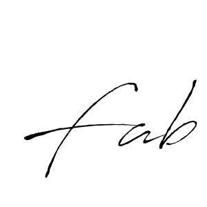 if you are searching for the best signature style for your name Fab. so please give up your signature search. here we have designed multiple signature styles  using Antro_Vectra. Fab signature style 6 images and pictures png