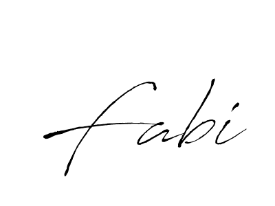 Use a signature maker to create a handwritten signature online. With this signature software, you can design (Antro_Vectra) your own signature for name Fabi. Fabi signature style 6 images and pictures png