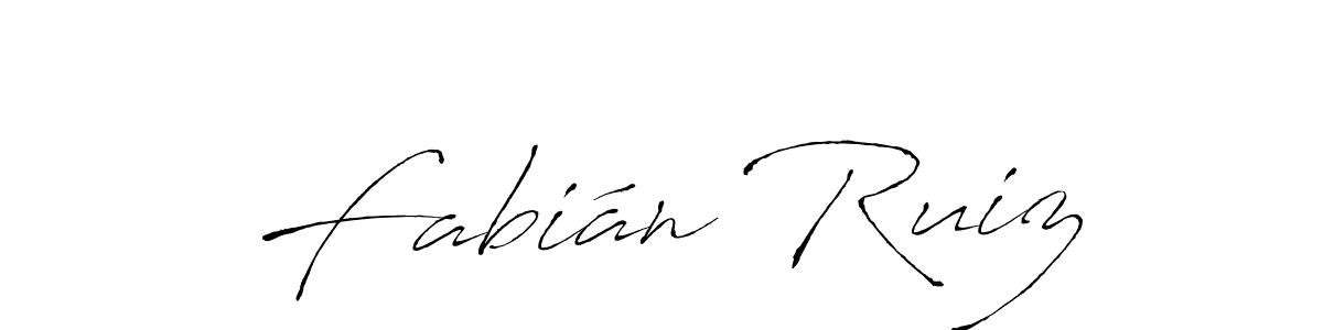 How to make Fabián Ruiz signature? Antro_Vectra is a professional autograph style. Create handwritten signature for Fabián Ruiz name. Fabián Ruiz signature style 6 images and pictures png