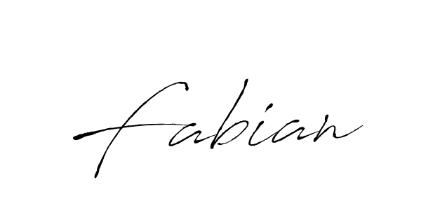 Make a beautiful signature design for name Fabian. With this signature (Antro_Vectra) style, you can create a handwritten signature for free. Fabian signature style 6 images and pictures png