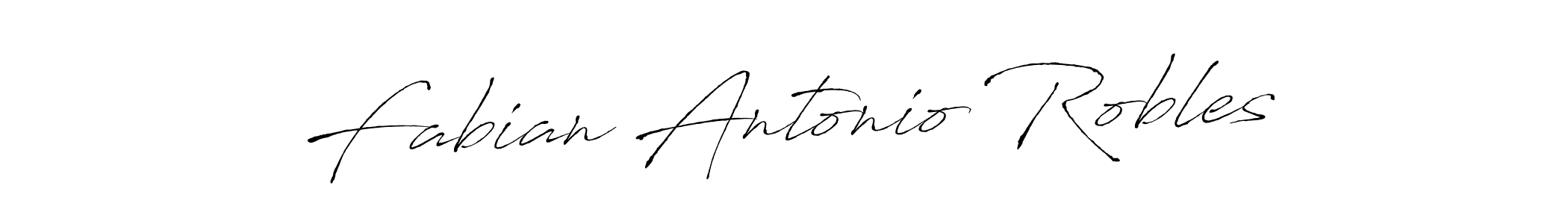 How to make Fabian Antonio Robles signature? Antro_Vectra is a professional autograph style. Create handwritten signature for Fabian Antonio Robles name. Fabian Antonio Robles signature style 6 images and pictures png