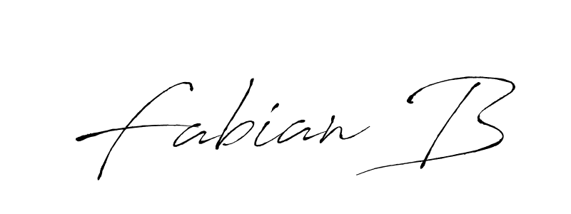 Also You can easily find your signature by using the search form. We will create Fabian B name handwritten signature images for you free of cost using Antro_Vectra sign style. Fabian B signature style 6 images and pictures png