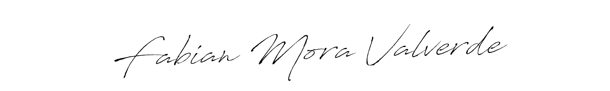 Create a beautiful signature design for name Fabian Mora Valverde. With this signature (Antro_Vectra) fonts, you can make a handwritten signature for free. Fabian Mora Valverde signature style 6 images and pictures png