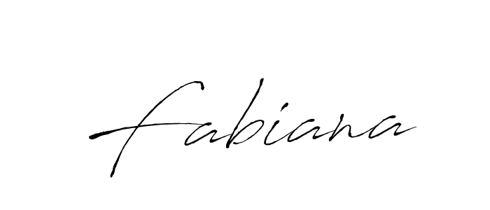 Make a beautiful signature design for name Fabiana. With this signature (Antro_Vectra) style, you can create a handwritten signature for free. Fabiana signature style 6 images and pictures png