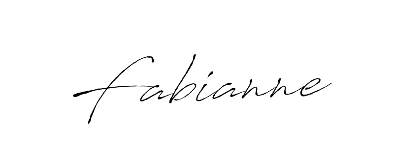 Use a signature maker to create a handwritten signature online. With this signature software, you can design (Antro_Vectra) your own signature for name Fabianne. Fabianne signature style 6 images and pictures png