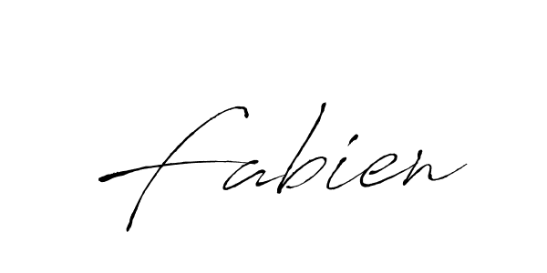 Make a beautiful signature design for name Fabien. With this signature (Antro_Vectra) style, you can create a handwritten signature for free. Fabien signature style 6 images and pictures png