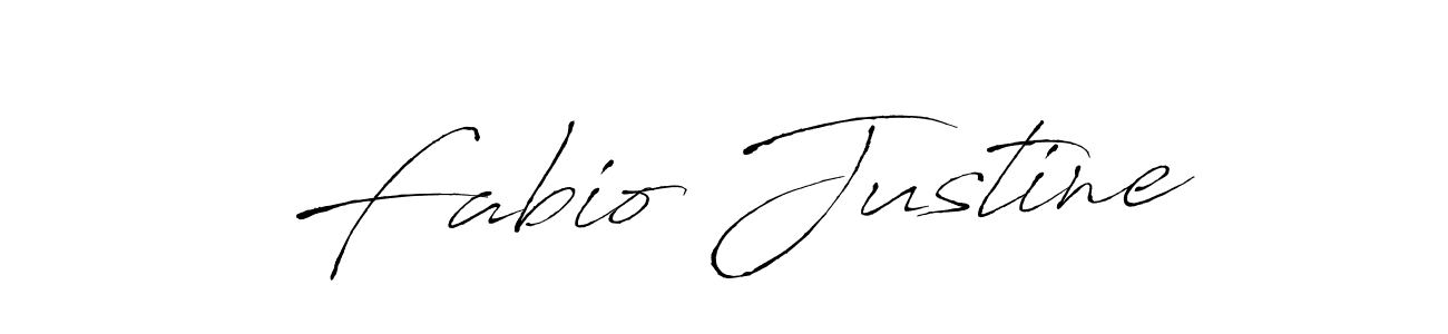 Also You can easily find your signature by using the search form. We will create Fabio Justine name handwritten signature images for you free of cost using Antro_Vectra sign style. Fabio Justine signature style 6 images and pictures png
