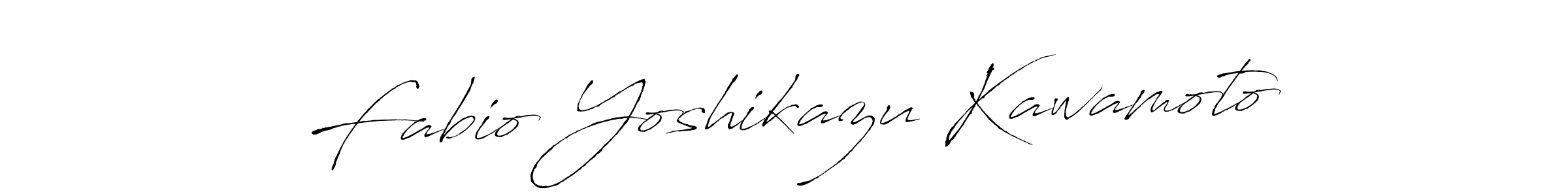 Also we have Fabio Yoshikazu Kawamoto name is the best signature style. Create professional handwritten signature collection using Antro_Vectra autograph style. Fabio Yoshikazu Kawamoto signature style 6 images and pictures png