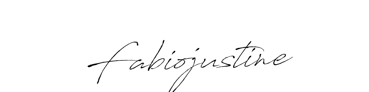 Make a beautiful signature design for name Fabiojustine. With this signature (Antro_Vectra) style, you can create a handwritten signature for free. Fabiojustine signature style 6 images and pictures png