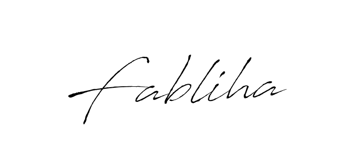 Make a beautiful signature design for name Fabliha. Use this online signature maker to create a handwritten signature for free. Fabliha signature style 6 images and pictures png