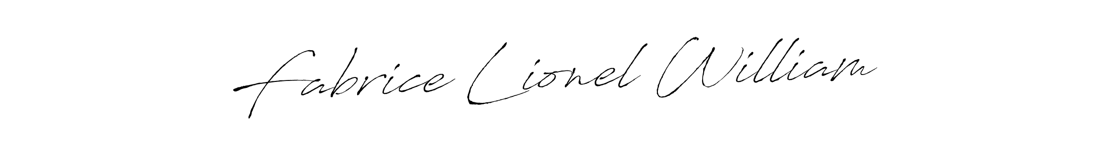 Also we have Fabrice Lionel William name is the best signature style. Create professional handwritten signature collection using Antro_Vectra autograph style. Fabrice Lionel William signature style 6 images and pictures png