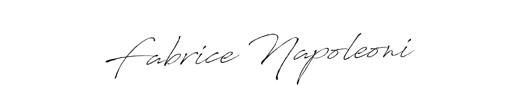 Design your own signature with our free online signature maker. With this signature software, you can create a handwritten (Antro_Vectra) signature for name Fabrice Napoleoni. Fabrice Napoleoni signature style 6 images and pictures png