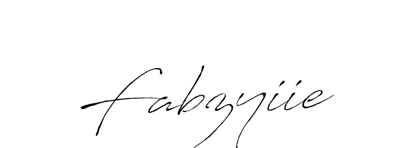 Design your own signature with our free online signature maker. With this signature software, you can create a handwritten (Antro_Vectra) signature for name Fabzyiie. Fabzyiie signature style 6 images and pictures png