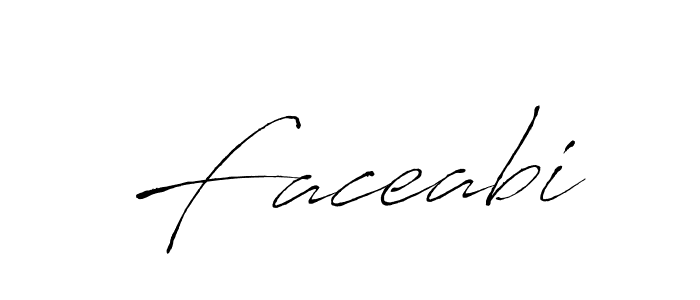 Also we have Faceabi name is the best signature style. Create professional handwritten signature collection using Antro_Vectra autograph style. Faceabi signature style 6 images and pictures png