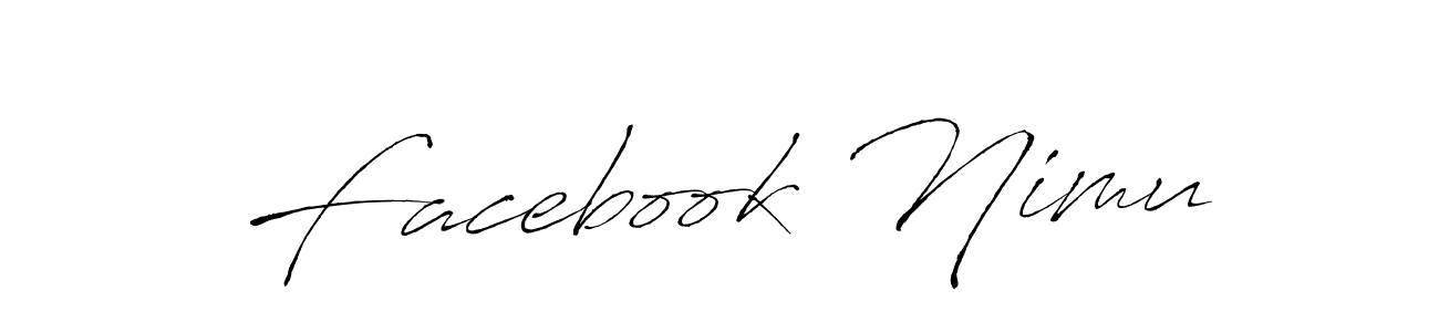 The best way (Antro_Vectra) to make a short signature is to pick only two or three words in your name. The name Facebook Nimu include a total of six letters. For converting this name. Facebook Nimu signature style 6 images and pictures png