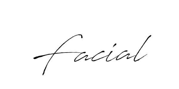 Make a beautiful signature design for name Facial. Use this online signature maker to create a handwritten signature for free. Facial signature style 6 images and pictures png