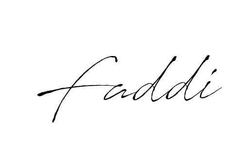Create a beautiful signature design for name Faddi. With this signature (Antro_Vectra) fonts, you can make a handwritten signature for free. Faddi signature style 6 images and pictures png