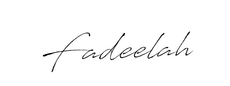 Fadeelah stylish signature style. Best Handwritten Sign (Antro_Vectra) for my name. Handwritten Signature Collection Ideas for my name Fadeelah. Fadeelah signature style 6 images and pictures png