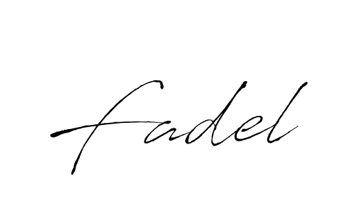 Use a signature maker to create a handwritten signature online. With this signature software, you can design (Antro_Vectra) your own signature for name Fadel. Fadel signature style 6 images and pictures png