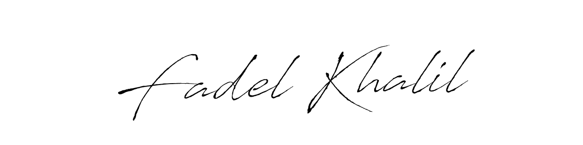 Fadel Khalil stylish signature style. Best Handwritten Sign (Antro_Vectra) for my name. Handwritten Signature Collection Ideas for my name Fadel Khalil. Fadel Khalil signature style 6 images and pictures png