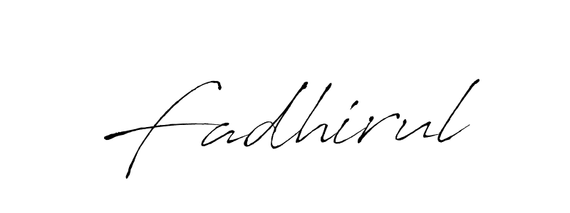 How to make Fadhirul signature? Antro_Vectra is a professional autograph style. Create handwritten signature for Fadhirul name. Fadhirul signature style 6 images and pictures png