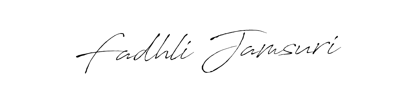 You should practise on your own different ways (Antro_Vectra) to write your name (Fadhli Jamsuri) in signature. don't let someone else do it for you. Fadhli Jamsuri signature style 6 images and pictures png
